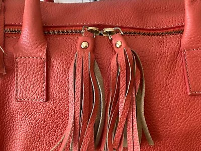 Vittoria Napoli-Leather Handbag • $42