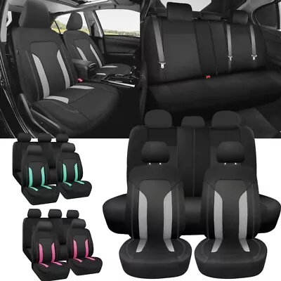 For Chevrolet Malibu Car Seat Covers Polyester Front Rear Full SetProtectors • $28.97
