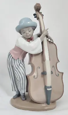 LLADRO 1990 Jazz Bass Black Legacy Figurine #5834 • $219.99