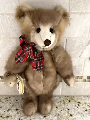 Kare'n Bear'n  Oliver  Genuine Mink Jointed Bear • $64.99