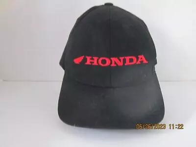 Honda FOX Cap Hat HTF Motorcycle Black Large X LRGE RED Embroidered Vintage • $19