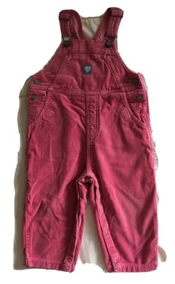 £11.99 • Buy NEXT Baby Girl Dungarees With GAP Long Sleeve Roll Neck  T-Shirt
