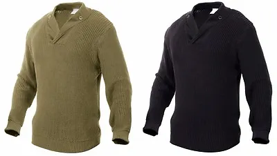 Rothco WWII Vintage Military Cotton Mechanics Sweater 5349 55349 • $66.99