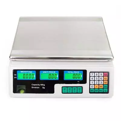 88 LBS Digital Weight Scale Price Computing Food Meat Scale Produce Deli Fruit • $23.99