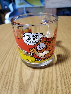 £11.98 • Buy VINTAGE 1978 Coffee Mug Garfield Clear Glass Cup McDonald's Jim Davis