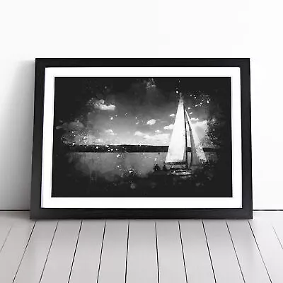 Sailing Boat Vol.3 Wall Art Print Framed Canvas Picture Poster Decor Living Room • $21.10