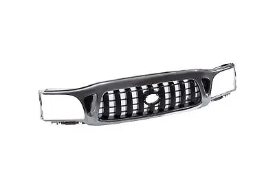 Chrome Grille W/Black Insert For 01-04 Toyota Tacoma Pickup Truck W/o S Runner • $108.99