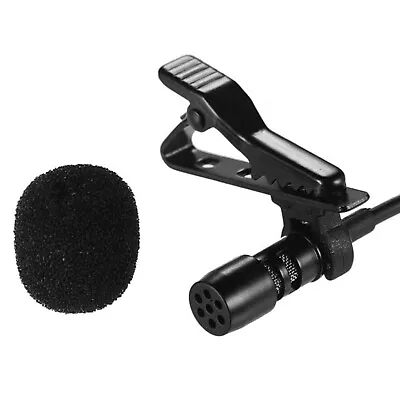 £47.99 • Buy Mini Lavaliere Clip On Lapel Microphone For Wireless Bodypack Transmitter System