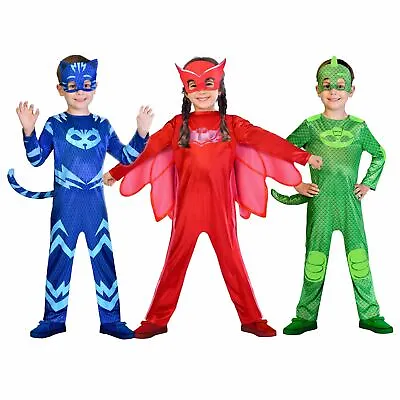 £20.47 • Buy PJ Masks Owlette Catboy Gekko Fancy Dress Costume Book Week Girls Boys Kids