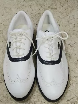 Nike Womens Airliner 961202 Y3 White Lace Up Golf Athletic Shoes Size US 9 • £19.30