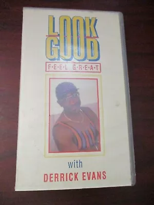 Look Good Feel Great Derrick Evans Mr Motivator   VHS Video Tape (NEW) • £4.99