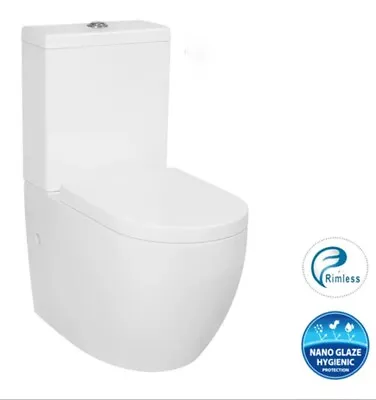 Deluso Rimless Wall Faced Toilet Suite • $299