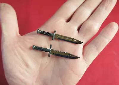 M9 Bayonet 1/6 Scale Miniature Combat Knife Action Figure Weapon (2 Pcs) • $16