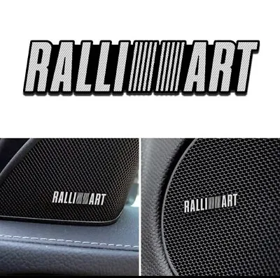 New Mitsubishi RALLI ART Mini Speaker Emblem Set Of 4 With Double-sided Tape • $39