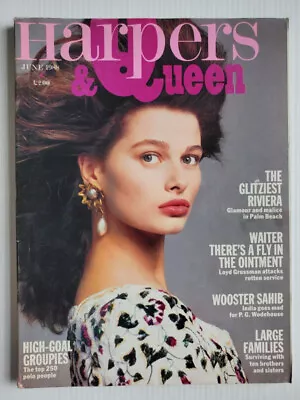 1988 UK Harpers & Queen Magazine Janette Williams Anjelica Huston LINGERIE Ads! • £23.75