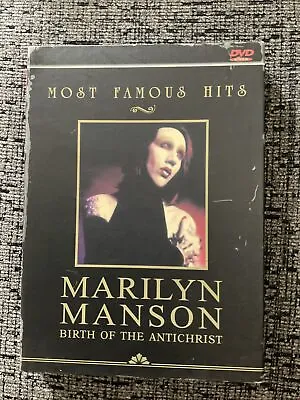 Marilyn Manson Birth Of The Antichrist *Most Famous Hits* DVD 2006 • $8.75