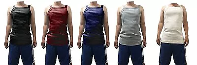 G UNIT Square Cut Ribbed Tank Top Undershirt Wife Beater Mens Cotton S-3XL • $7.49