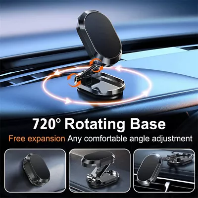 Hot Sale 2024 New Alloy Folding Magnetic Car Phone Holder • $9.49