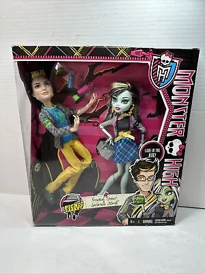 Monster High Doll Frankie Stein Jackson Jekyll Picnic Casket Set NIB • $99.99