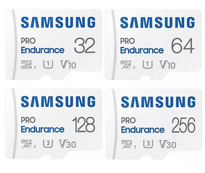 Samsung Pro Endurance Micro SD Card Class 10 UHS-I SDHC SDXC DashCam Security • $15.95