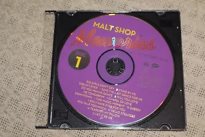 Malt Shop Memories: Save The Last Dance For Me - Audio CD DISC 1 ONLY *READ* • $4.99