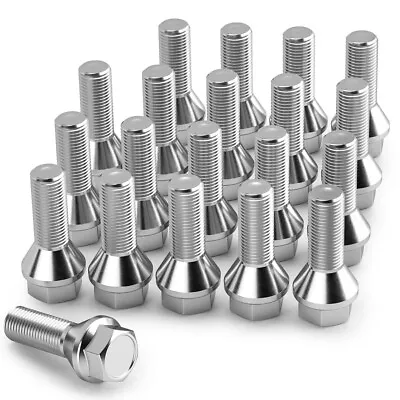KSP 20PC M12x1.25 Wheel Lug Bolts 17mm Hex 28mm Shank  For Jeep Renegad Compass • $29.99