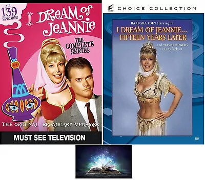 I Dream Of Jeannie Complete Series +  Jeannie Movie 13 DVD Set 139 Episodes New • $81.99