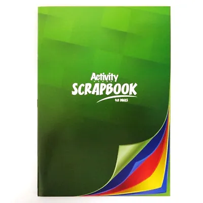 A4 Premier Activity Scrapbook 48 Pages - Mixed Colour Pages 4 Colours • £3.85