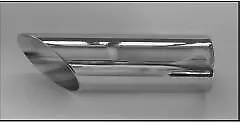 Chrome Plated Exhaust Tip 2  Inlet 2 1/8  Outlet 9  Overall • $14.99