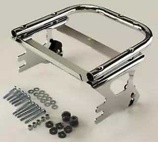 $170.04 • Buy Ultima Chrome Quick-Detach Tour Box Mount Kit For Harley 1999-2008 OEM 53276-04