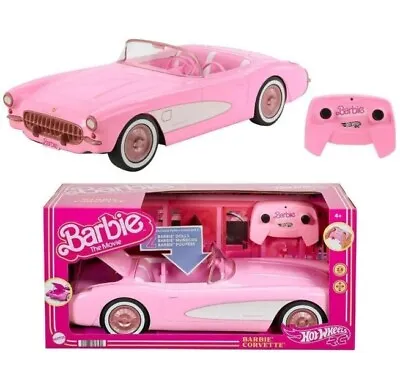 Hot Wheels RC Barbie Corvette Remote Control Car From Barbie: The Movie New • $147.75