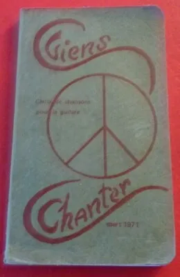 *French Pocket Vintage Book Viens Chanter ! Choix De Chansons Pour La Guitare • $26.33