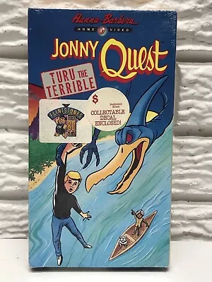 FACTORY SEALED 1990 Jonny Quest Turu The Terrible VHS Cassette Tape NOS • $11.99