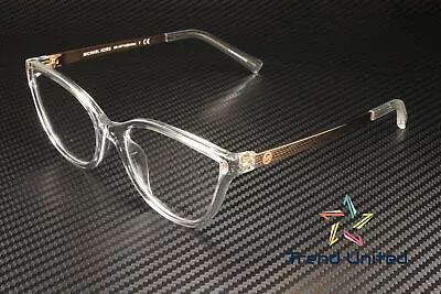 MICHAEL KORS MK4071U 3050 Cat Eye Clear Demo Lens 53 Mm Women's Eyeglasses • $52.99