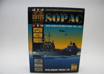 Vintage Wwii War Game SOPAC Board Game Naval Action South Pacific 1942 - 1943  • $65