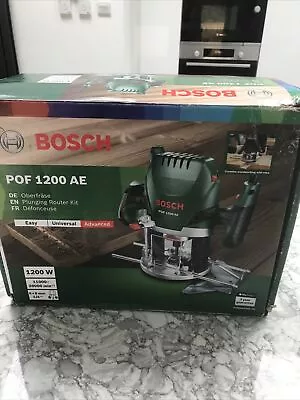 Bosch 1200W Plunge Router POF 1200 AE Plunging Router Kit • £65