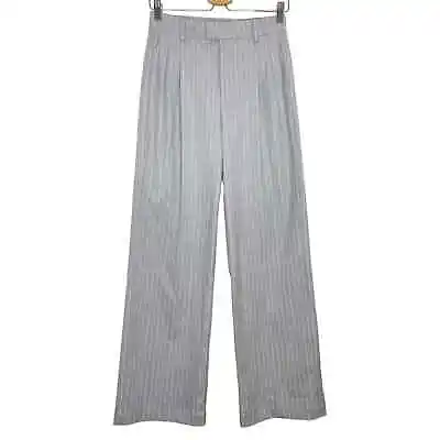Rails Gray White Striped Relaxed Marnie Trouser Pants - Small • $90