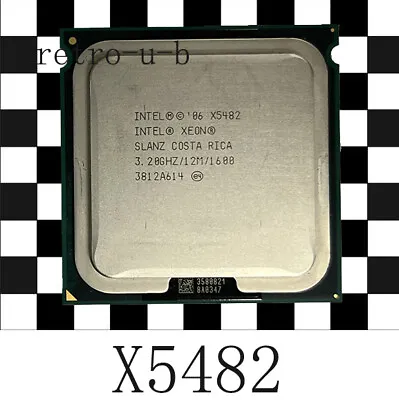 Intel Xeon X5482 Quad-Core LGA771 SLANZ (CO) 3.2GHz 12M 1600MHz CPU Processor • $35