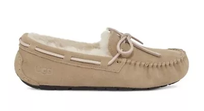 UGG 5612 Dakota Moccasin Slipper Suede Leather Tabacco Chestnut Women’s 9 *NEW* • $80