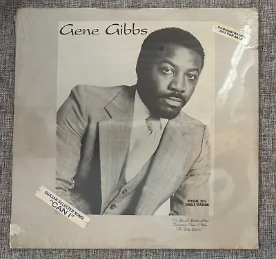 Gene Gibbs 12  Single  The Stroke / Can I  1981 Quasar New Sealed Rare Vinyl • $16