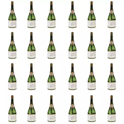 24Pcs Mini Champagne Empty Bubbles Bottle Wedding Party Favors Reception New • £13.28