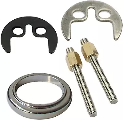 Mono Basin Tap Fixing Set Mounting Kit 2 Holes Bracket Bolt Sink Kitchen Bath Tw • £8.22