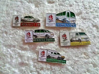 £3.90 • Buy Job Lot Of 5 Winter Olympics 1992 Renault Sponsor Metal Lapel Pins