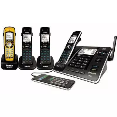 Uniden Xdect 8355+3wp 1.8ghz 4 Handsets Digital Corldess Phone+answer Machine • $228.88