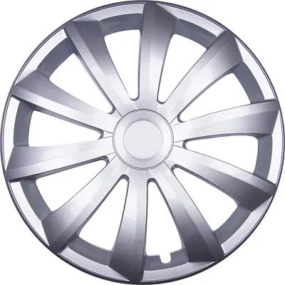 4x Premium Design Hubcaps Set Gral 14 Inch IN Silver 4 Piece • $140.59