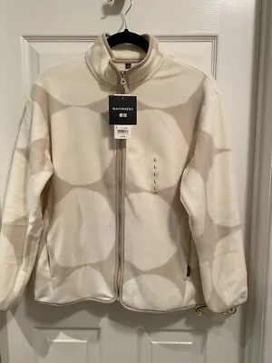 UNIQLO X Marimekko Collaboration Fleece Full Zip Jacket  (Stones) Size L NWT • $53