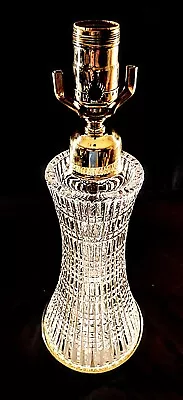 Waterford Lismore Diamond Fine Cut Irish Crystal - Brass Appointed Table Lamp  • $649.99