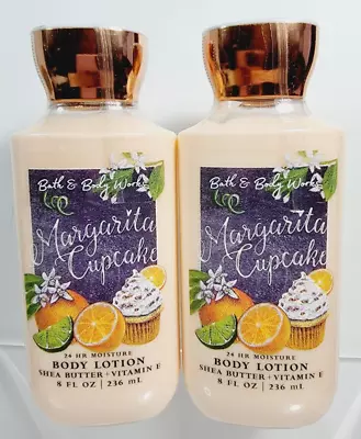 2 MARGARITA CUPCAKE Bath & And Body Works Body Lotion 8 Oz NEW Fast Shipping • $20.20