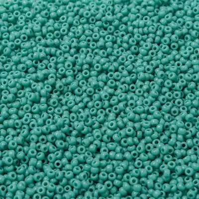 10g MIYUKI Round Seed Beads - Opaque Turquoise (412) - 3mm 8/0 - P00604 • £3.89