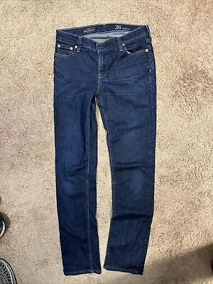 J Crew Matchstick Jeans Dark Wash Stretch Woman 26 Regular • $4.75